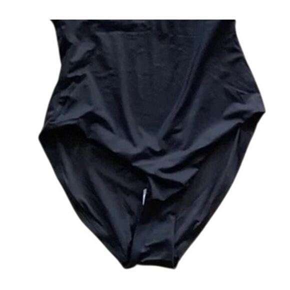 NWT Andie Swim The Luzon Eco One Piece Open Back Swimsuit Removable Cups S Black - Picture 4 of 15